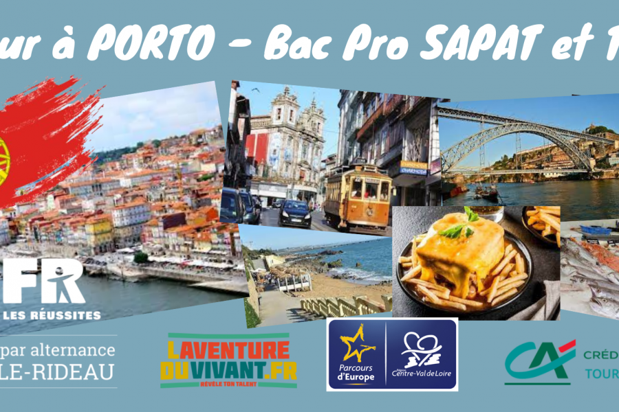 Séjour à Porto  – Bac pro SAPAT et TCVA – mai 2022